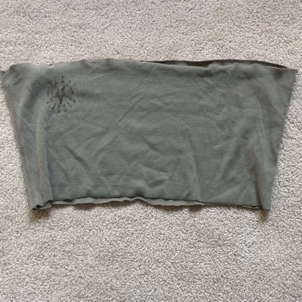 Tube top Vintage Hand cut Streetwear